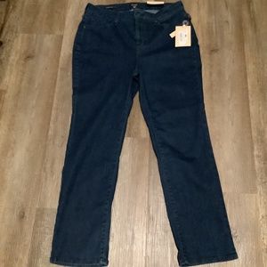 NJDJ slim ankle jeans size 10 NWT